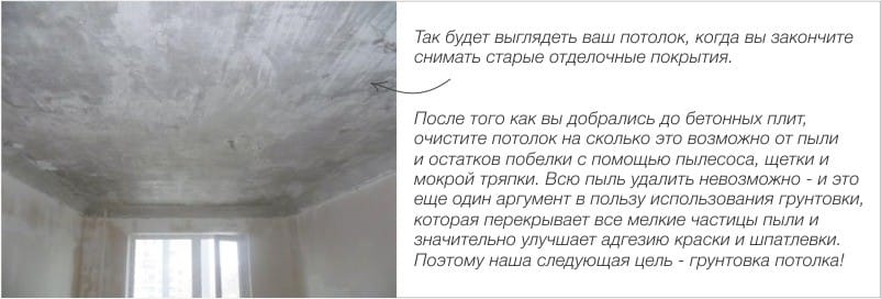 Нужно ли грунтовать потолок?