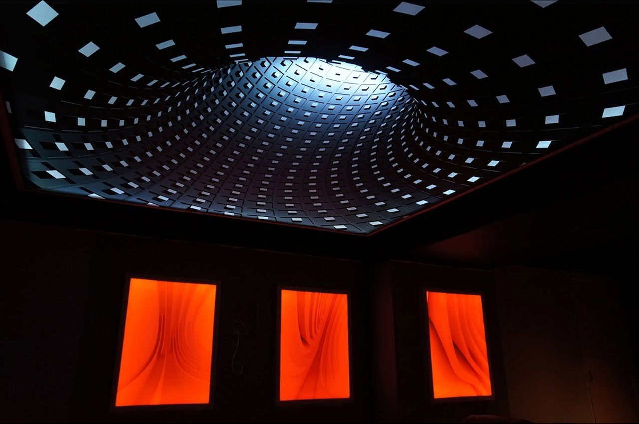 натяжной потолок с 3d эффектом