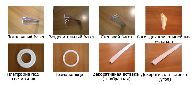 Комплектующие, необходимые для монтажа и отделочных работ