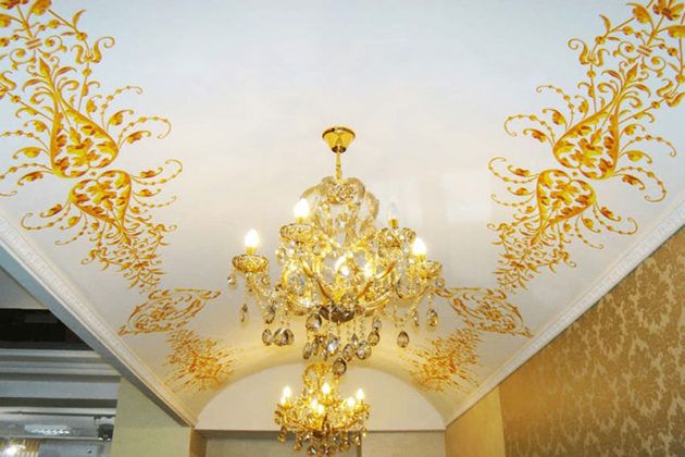 Натяжные потолки: фото и основные достоинства разных видов полотен