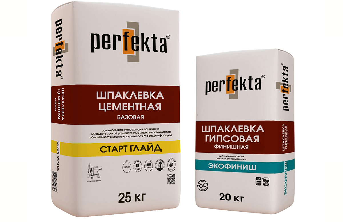 Стартовые наполнители и гипс