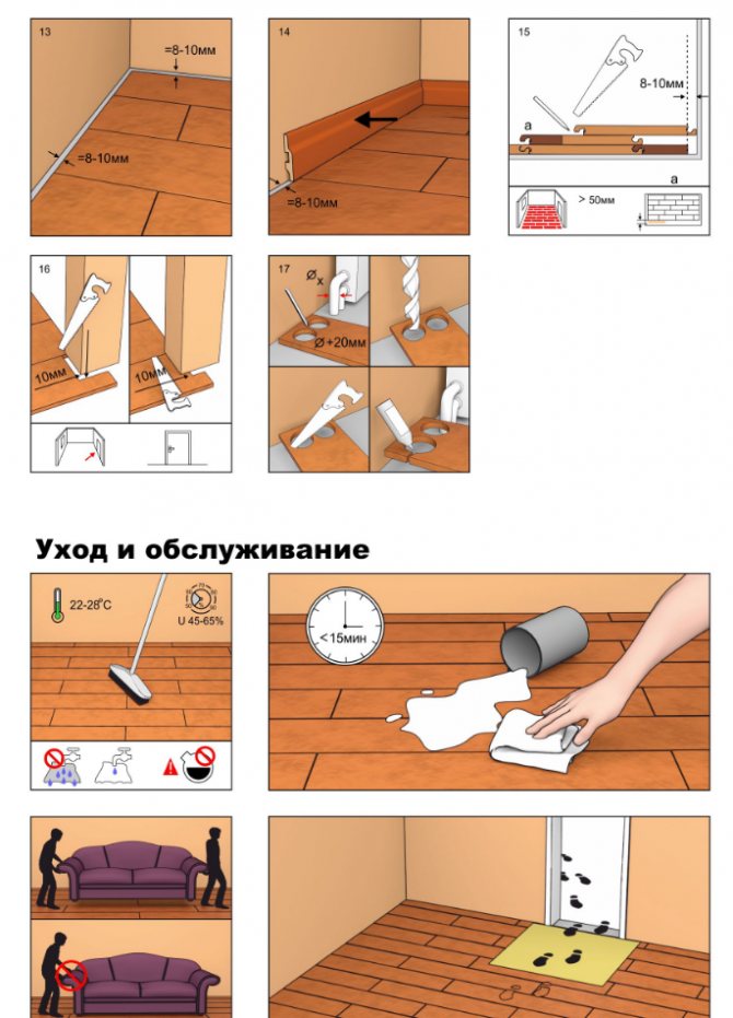 Настенный ламинат: способы монтажа и пошаговая инструкция!